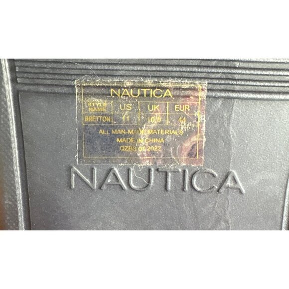Nautica Mens Slide Sandals US 11 Navy Comfortable‎ Durable Casual Footwear - Picture 4 of 4